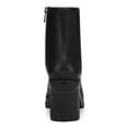 thumbnail image 2 of BAR III Womens Black 1" Platform Comfort Fallun Round Toe Block Heel Zip-Up Heeled Boots 10 M, 2 of 4