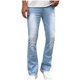thumbnail image 2 of Puntoco Pantalones casuales largos para hombre, pantalones deportivos con bolsillos, sólidos, con botones y cremallera a la moda para hombre, 2 of 5