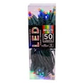 thumbnail image 4 of KSA Christmas Lights 5MM Mini Multicolor LED Green Wire 50-Count 25.5 ft, 4 of 5