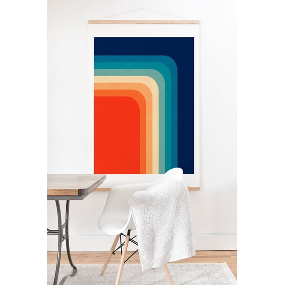 Society6 Alisa Galitsyna Retro 70s Color Palette III Art Print & Hanger 11" x 14"