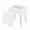White Faux fur, variant on Garvee Vanity Stool with Storage, Metal Legs with Anti-Slip Feet, 15.7 x 11.8 x 18.7 Inch, Makeup Foot Rest, Ottoman for Bedroom & Living Room, Pink, Faux Fur