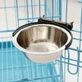 thumbnail image 4 of Methold Jaula para Perros Tazón De Agua Y Comida Desmontable De Acero Inoxidable Cuenco Colgante Alimentador De Alimentos - 17 Cm Suministros para perros, 4 of 6