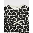 thumbnail image 2 of Touched by Nature Baby and Toddler Girl Organic Cotton Long-Sleeve Dresses 2pk, Heart, 6-9 Months, 2 of 5