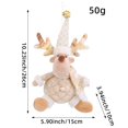 thumbnail image 3 of Kiddiway Christmas Reindeer Plush Figure - Stuffed Animal for Window Scene, Holiday Display Decor, Cute Plushies for Xmas Party,A, 3 of 5