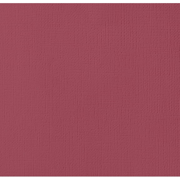American Crafts 80lb Textured Cardstock 12"X12"-Pomegranate