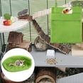 thumbnail image 3 of Comfortable Plush Hamster Nest - Scratch-Resistant Sleep Bag, Pet Hammock for Small Animals, 3 of 8