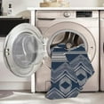 thumbnail image 2 of Outdoor Washable Boynton Navy & Ivory 5' x 7' Area Rug, 2 of 9