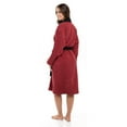 thumbnail image 5 of SKYLINEWEARS Shawl Collar Robe Women Terry Cloth Robes knee length Cotton towel Bathrobe Soft Shower Robes, 5 of 6
