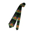 thumbnail image 5 of Men'S Haiti Coat Of Arms Tie Fashion Causal Printed Necktie, 5 of 7
