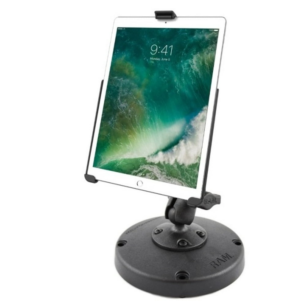 RAM Mounts 6" Support Desktop Flat Surface Mount Holder for Apple iPad