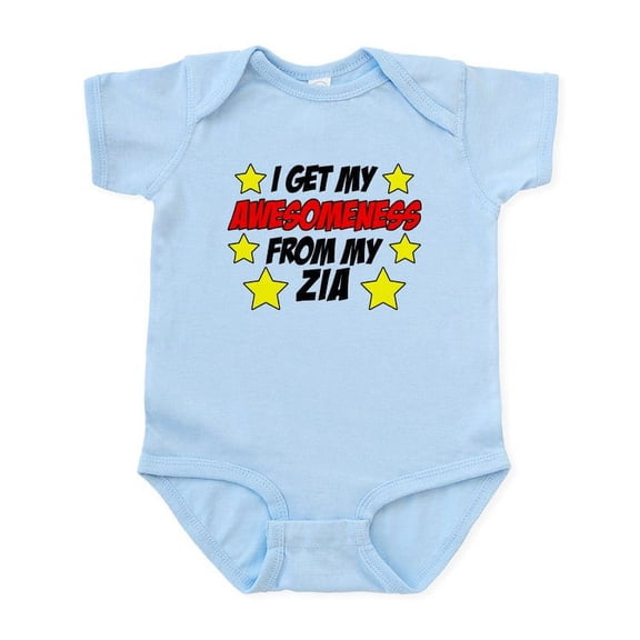 CafePress - Awesomeness From Zia Body Suit - Baby Light Bodysuit, Size Newborn - 24 Months
