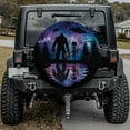 thumbnail image 2 of Lotusprinthandmade 3D Bigfoot And UFO Spare Tire Cover With Backup Camera Hole 6 Sizes (30 in.), 2 of 7