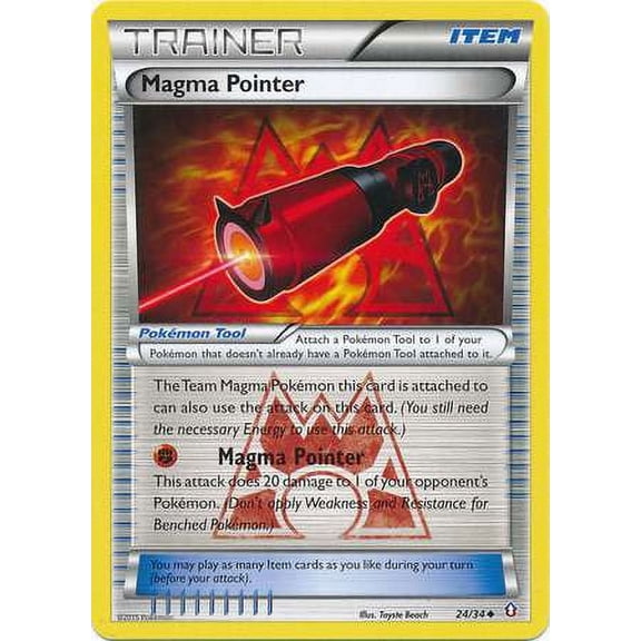 Pokemon Double Cris Magma Pointer #24