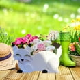 thumbnail image 4 of Sales Today Clearance! Bifavgk Indoor And Outdoor Garden Ornaments Animal Flower Pots Garden Art And Craft Decorations Cat Flower Pots Potted Planters Mini Flower Pots Plant Pots Indoor Flower Vase, 4 of 4