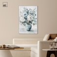 thumbnail image 3 of Ocean Mist Flower Canvas Farmhouse Floral Art by Art Remedy, Silver Frame, 36" x 54", 3 of 7