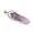 Amethyst, variant on 5x Natural Gemstones Hexagonal Pointed Reiki Chakra Healing Pendant Charms Beads-White Crystal