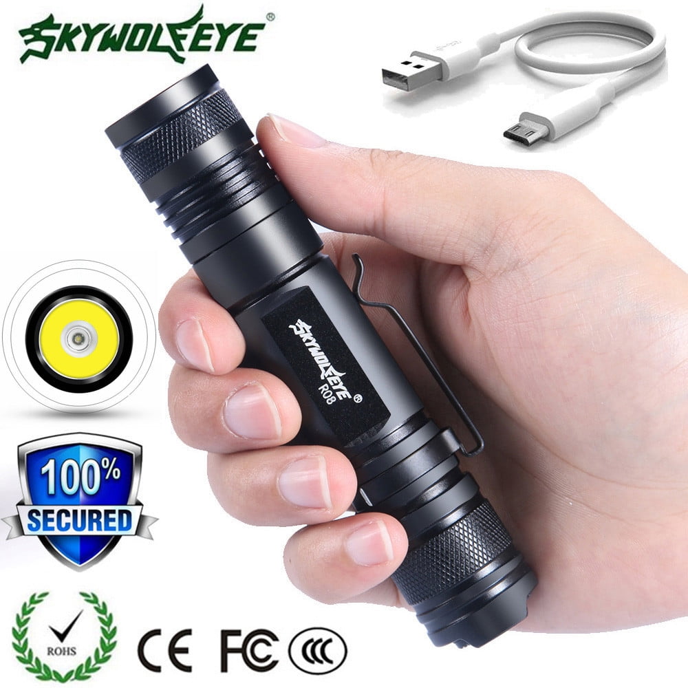 Powerful 20000LM T6 LED Flashlight Camping Torch Lamp+18650+Charger+Case Sets