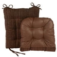 thumbnail image 3 of The Gripper Non-Slip Polar Jumbo Rocking Chair Cushions, Chocolate, 3 of 5