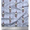 thumbnail image 1 of Soimoi Rayon Crepe Fabric Snake,Arrow & Skull Fabric Prints By Yard 46 Inch Wide, 1 of 1