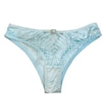 thumbnail image 2 of Warop Women's Triangle Panties, Fashionable Solid Color with Sexy Lace and Breathable Mesh, Seductive and Comfortable for Intimate Moments and Daily Use, 2 of 5