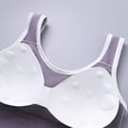 thumbnail image 5 of Ladies Wide‑Shoulder‑Strap Yoga Crop‑Top Bra Elastic Ribbed Fabric Casual Sport Layering Vest, 5 of 9