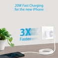 thumbnail image 6 of USB C Wall Charger Block,FiveBox 20W PD Type C Charger Block Fast UCB C Charging Block Type C Charger Plug USB C Brick Power Adapter,White, 6 of 7