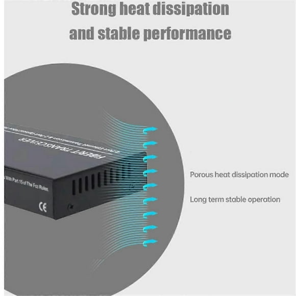 Gigabit Ethernet Fiber Switch SC Singlemode 20KM 2 SC Fiber 4 RJ45 Port 100/1000M Fiber Optical Med