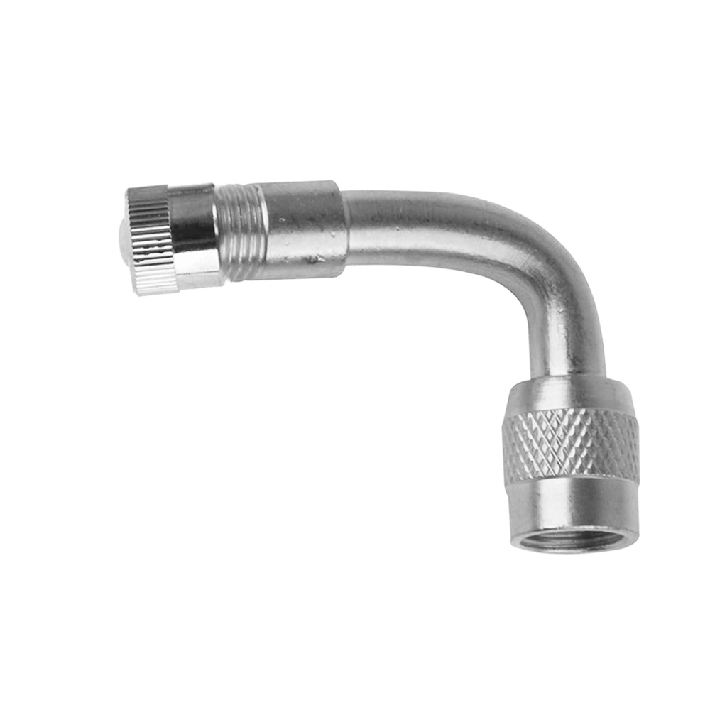 Rallonge De Valve à 90° En Laiton – Pour Pneus Voiture, Moto, Vélo – Facile à Visser – Avec Capuchon Métal