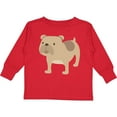 thumbnail image 3 of Inktastic Bulldog Boys or Girls Long Sleeve Toddler T-Shirt, 3 of 5
