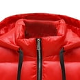 thumbnail image 5 of Winter Clearance!Brilliant Puffer Jacket Men No Sleeve Couples and Winter Shiny Coat Down Cotton Waistcoat Warm Vest Red XL, 5 of 5