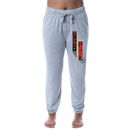 

DC Comics Womens The Flash Central City Sleep Jogger Pajama Pants
