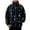 Black, variant on Mens Winter Puffer Jackets Vintage Zip Up Cropped Outwear Warm Stand Colla Long Sleeve Thick Mens Coat