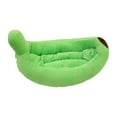 thumbnail image 4 of Cama para perros lavable, casa para perros y gatos con temática de plátano, funda lavable y extraíble, transpirable L, 4 of 9