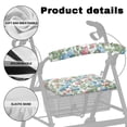 thumbnail image 5 of HELLHERO Rollator Walker Cover Quick Installation Seat Back Covers & Hydrangea Anti-Slip Cover Soft for The Elderly, 5 of 7