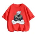 thumbnail image 3 of Camiseta de moda Kakashi, ropa para niños de Naruto, ropa para niños y niñas, Yuzhi Bo Sasuke, ropa infantil de dibujos animados, camiseta gráfica informal de Sonic, 3 of 5