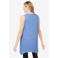 thumbnail image 2 of Woman Within Plus Size Sleeveless Hanky Hem Tunic, 2 of 5