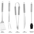 thumbnail image 2 of Langtuo Grill Accessories BBQ Tools Set Heavy Duty Barbecue Accessories Kit with Portable Bag Perfect for Kitchen, Camping, Party, 2 of 9