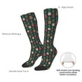 thumbnail image 4 of Pofeuu Christmas Trees And Houses Print Stockings, Adult Running Hiking Socks for Youth and Adult, 4 of 6