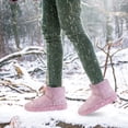 thumbnail image 2 of GPCT Woman's Snow Boots Suede Mid-Calf Boot Shoe Short Plush Warm Lining Shoes, 2 of 5
