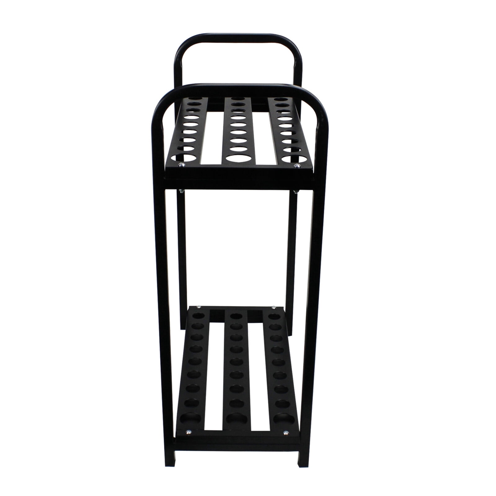 Floor Standing Golf Club Display Holder, Steel, 27-Hole Golf Clubs Organizer Rack Black