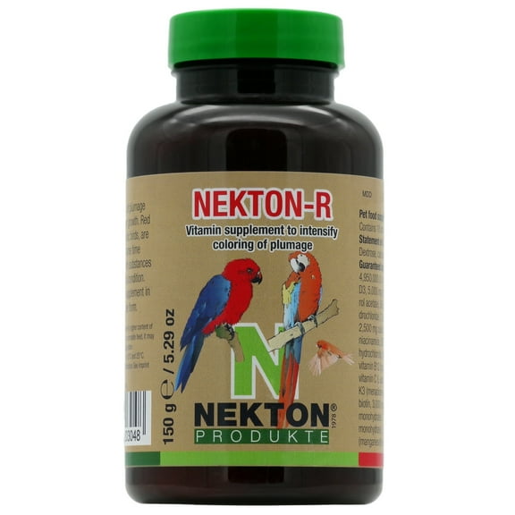 NEKTON-R Intensifies color in the feathers of red factor birds 5.29oz (150g)