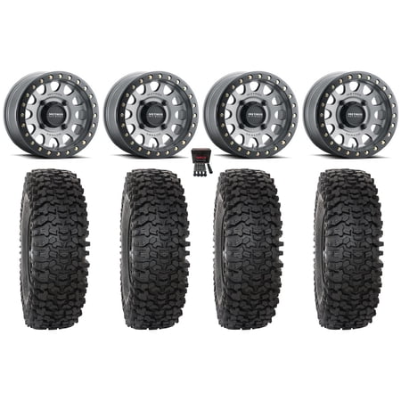 Method 401 Bdlk 14 Wheels Titanium 4+3 28 RC500 Tires Polaris RZR XP 1000 / PRO XP / Ranger XP 900/1000 Method 401 Bdlk 14 Wheels Titanium 4+3 28 RC500 Tires Polaris RZR XP 1000 / PRO XP / Ranger XP 900/1000