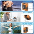 thumbnail image 3 of Ventilador portátil FANSYJKJ Wearable Personal 5 velocidades 55h 10000 mAh, 3 of 8