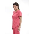 thumbnail image 2 of Grey's Anatomy +Stretch Women's GRST013 "Zoe" Princess Seam V-Neck Scrub Top, 2 of 4