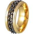 thumbnail image 1 of Mens Anxiety Rings Fidget Rings For Men Women Chain Spinner Rings For Kids Teen Titanium Steel Rings, 1 of 5