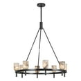 thumbnail image 4 of Alora Lighting CH338836VBCC Lucian 8 Light 37" Wide Ring Chandelier - Vintage Brass /, 4 of 5