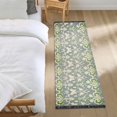 thumbnail image 3 of Yayeee Runner Rug for Bedroom 2'x6' Machine Washable Hallway Non Slip Mat, Beige Floral, 3 of 8