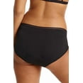 thumbnail image 3 of Love Luna Women's Love Luna Lady Leaks Everyday Midi Brief Panty - Womens - Female, Q4, Black, 3 of 3