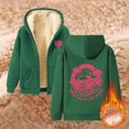 thumbnail image 2 of WILLBEST Sudadera con Capucha para Mujer, Estilo Otoño/Invierno, con Estampado Cómodo y Cremallera Gruesa Grande, 2 of 5