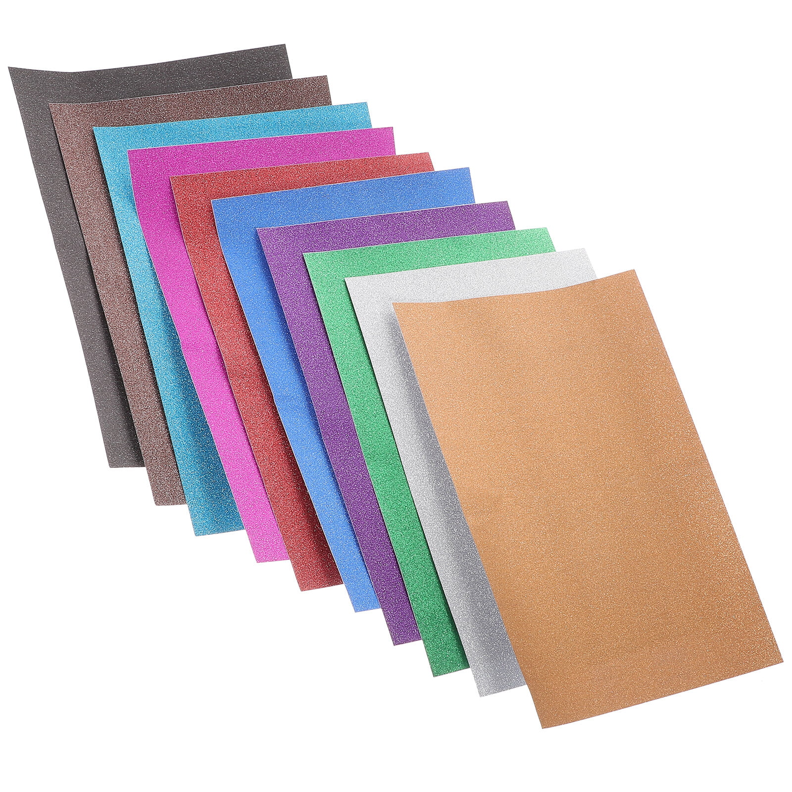 Glitter Cardstock Paper,20 Sheets Glitter Adhesive Glitter Cardstock Paper  Pack A4 Self-Adhesive Sticky 8.2 x 11.6 inches Glitter Sticker Paper for